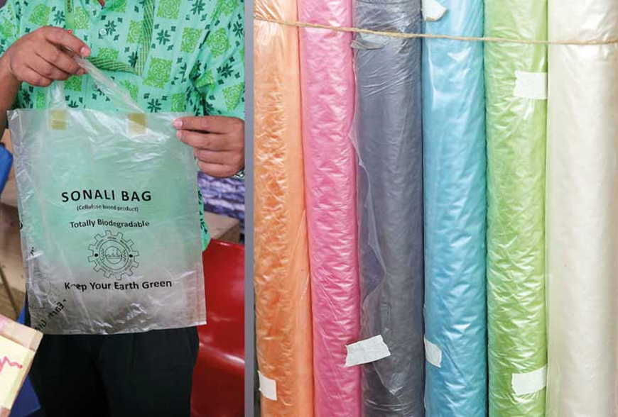 ¿Plástico de arpillera? Bangladesh inventa una bolsa desechable verde